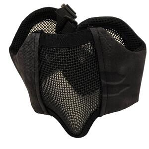 Paintball Hunting Protective Face Mask Goggle Black Camouflage Adjustable
